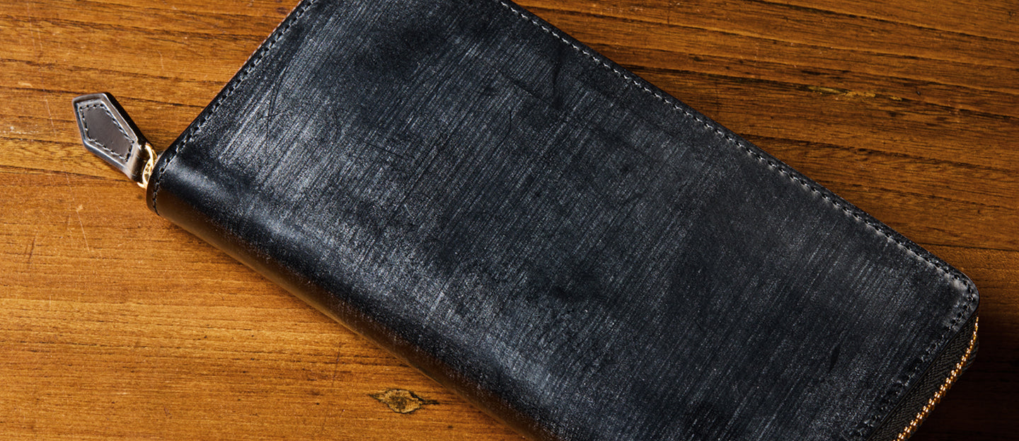 ラウンドジップ長財布