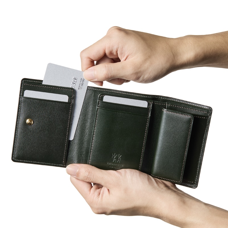 未使用品 ココマイスター コードバンヘリテージ・スミス 3つ折り財布 ウォレット コードバンヘリテージ スミス | ココマイスター公式サイト