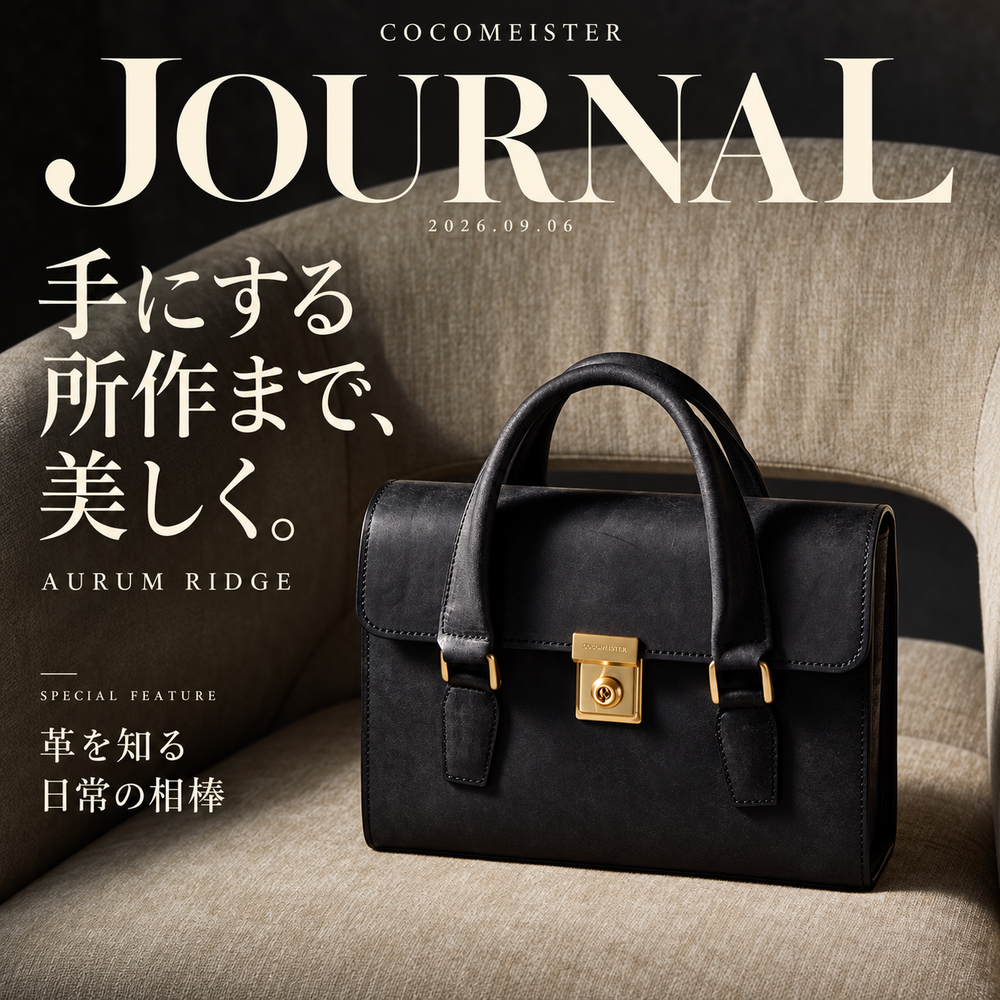 JOURNAL 2026.09.06｜ゴールドXTR オーラムリッジ特集 — 手にする所作まで、美しく。