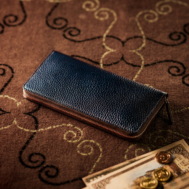 ロッソピエトラ ラウンド長財布