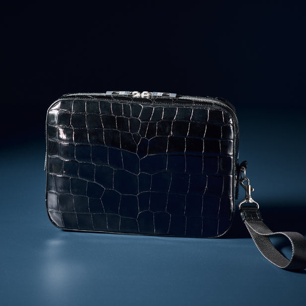 クロコダイル セカンドバッグ