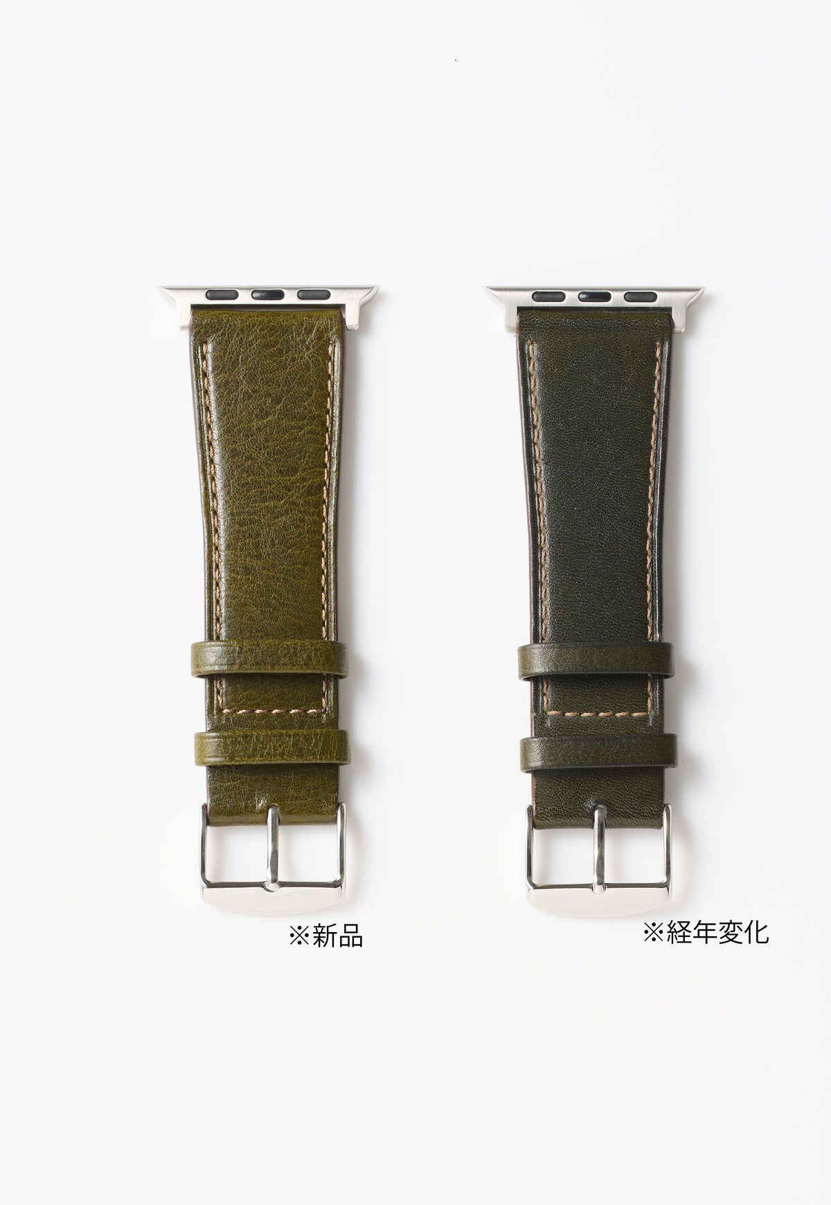 マットーネ AppleWatch用レザーバンド aging image 1
