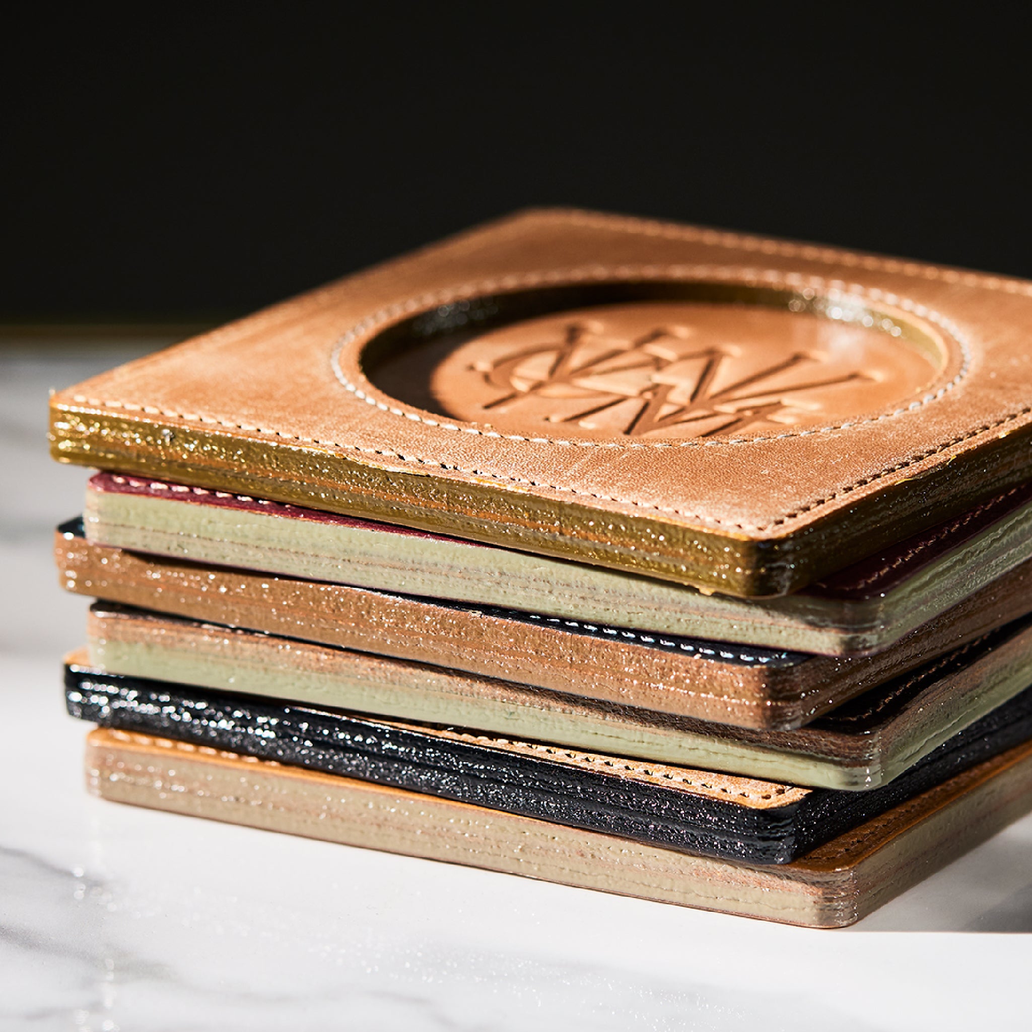 オークバーク FINESTRAコースター