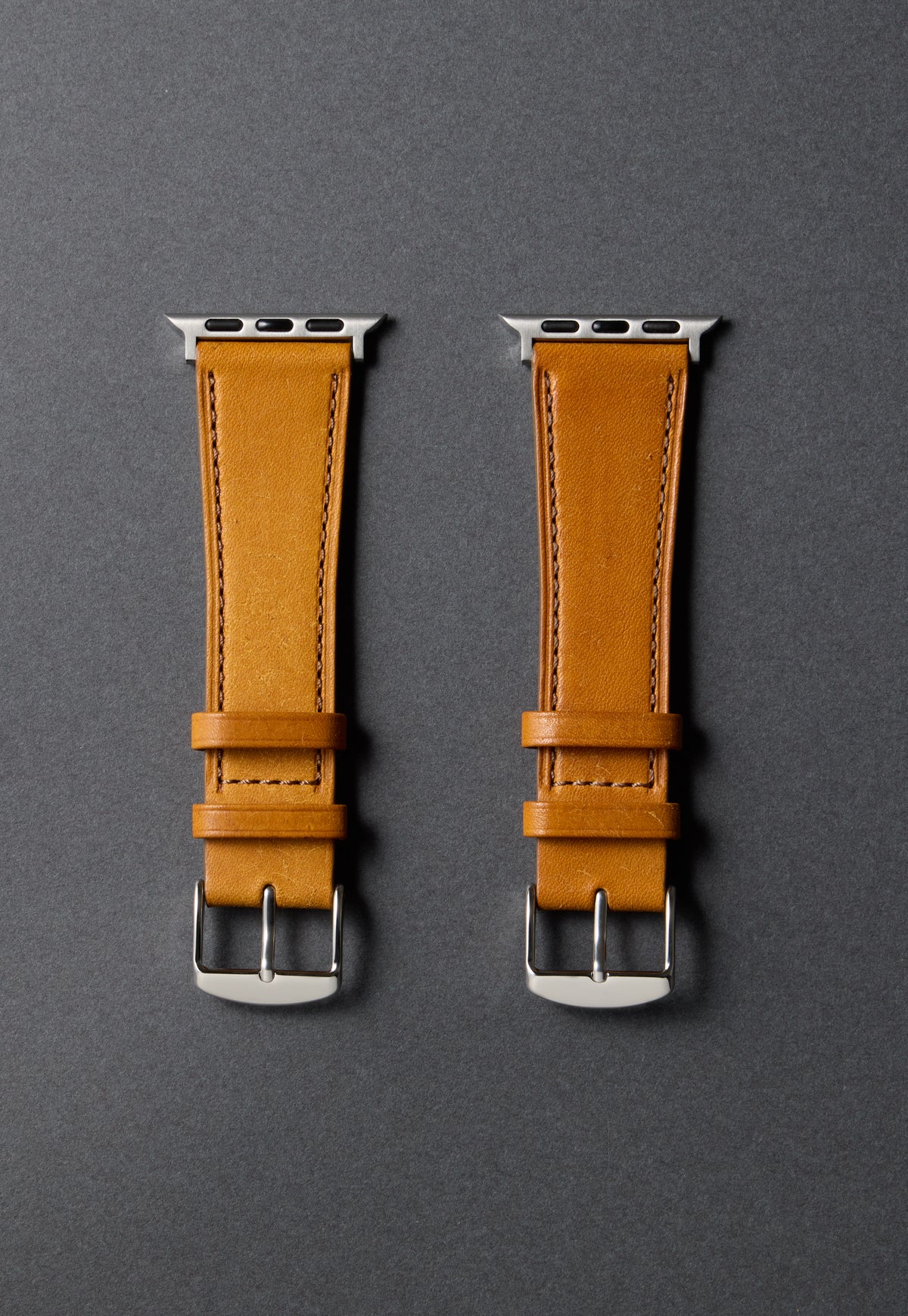 ゴールドマイニング AppleWatch用レザーバンド aging image 2