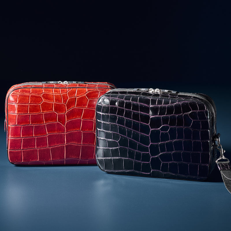 クロコダイル セカンドバッグ