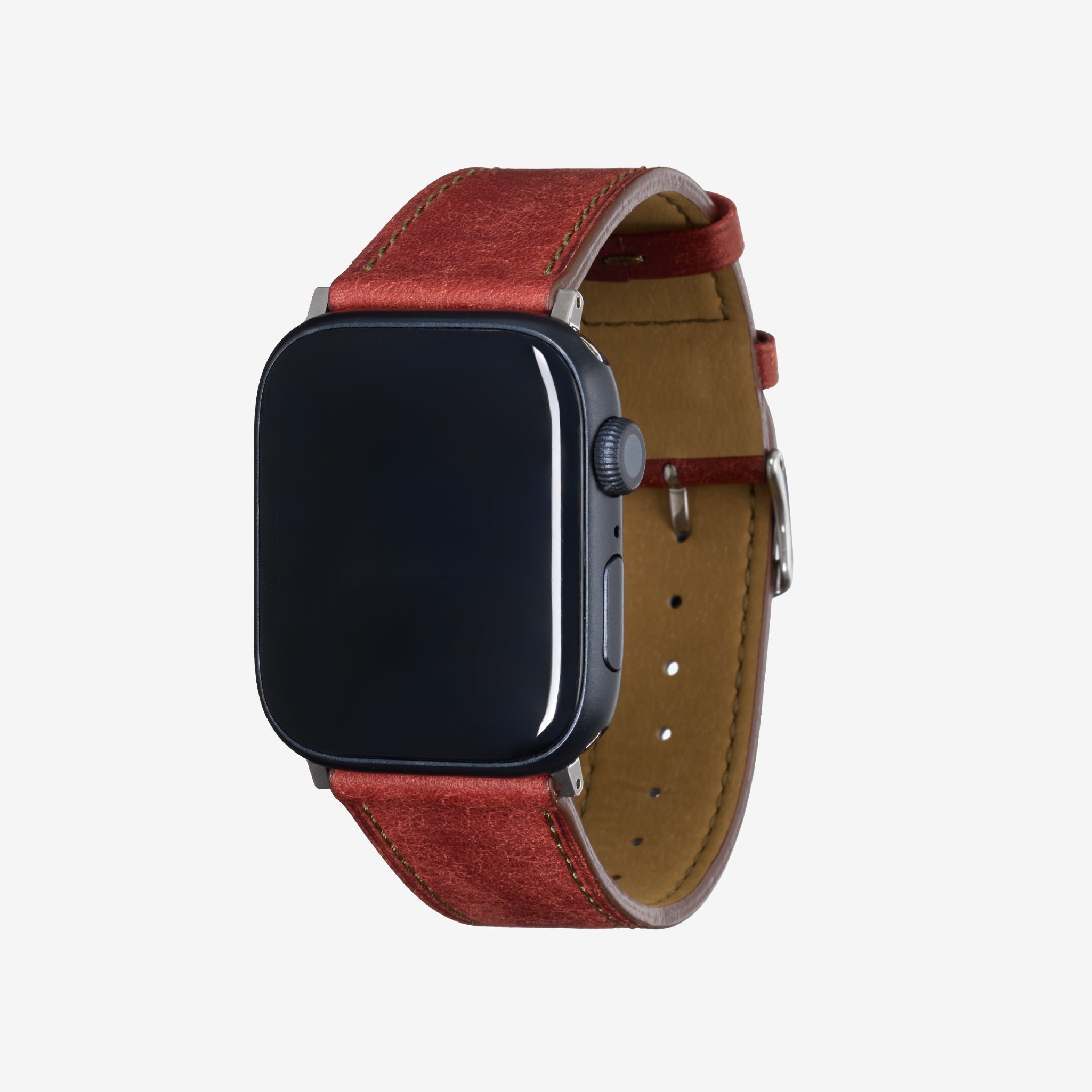 アップルウォッチカスタムベルト　　グランバックル ゴールドモデル ゴールドマイニング AppleWatch用レザーバンド
