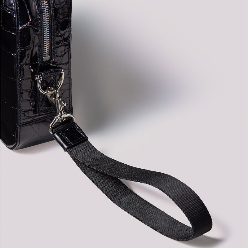 クロコダイル セカンドバッグ