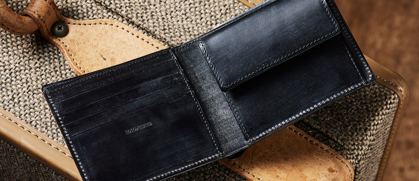 二つ折り財布（小銭入れあり）