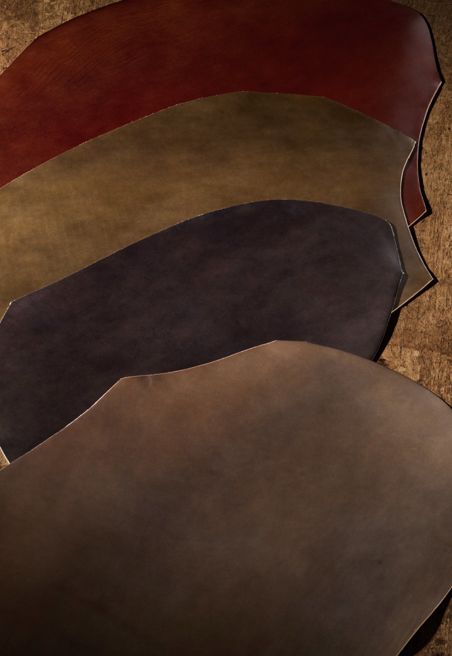 シェルコードバンの親戚　日本製のオイルコードバン